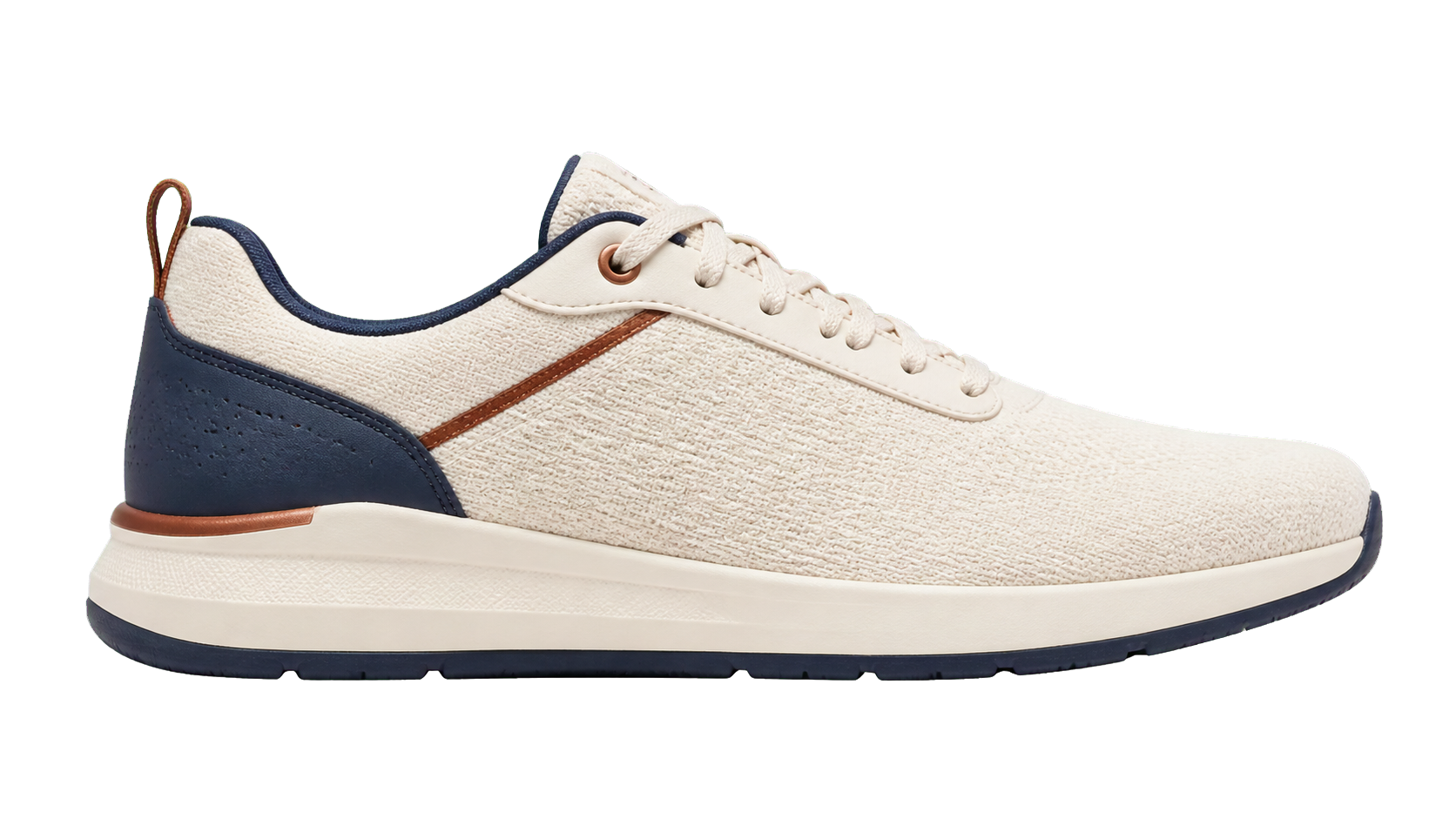 Solid-sole everyday comfort sneaker