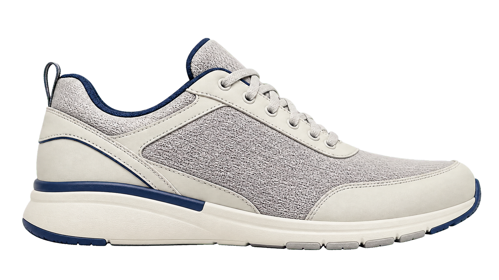 Solid-sole long-distance walking shoe